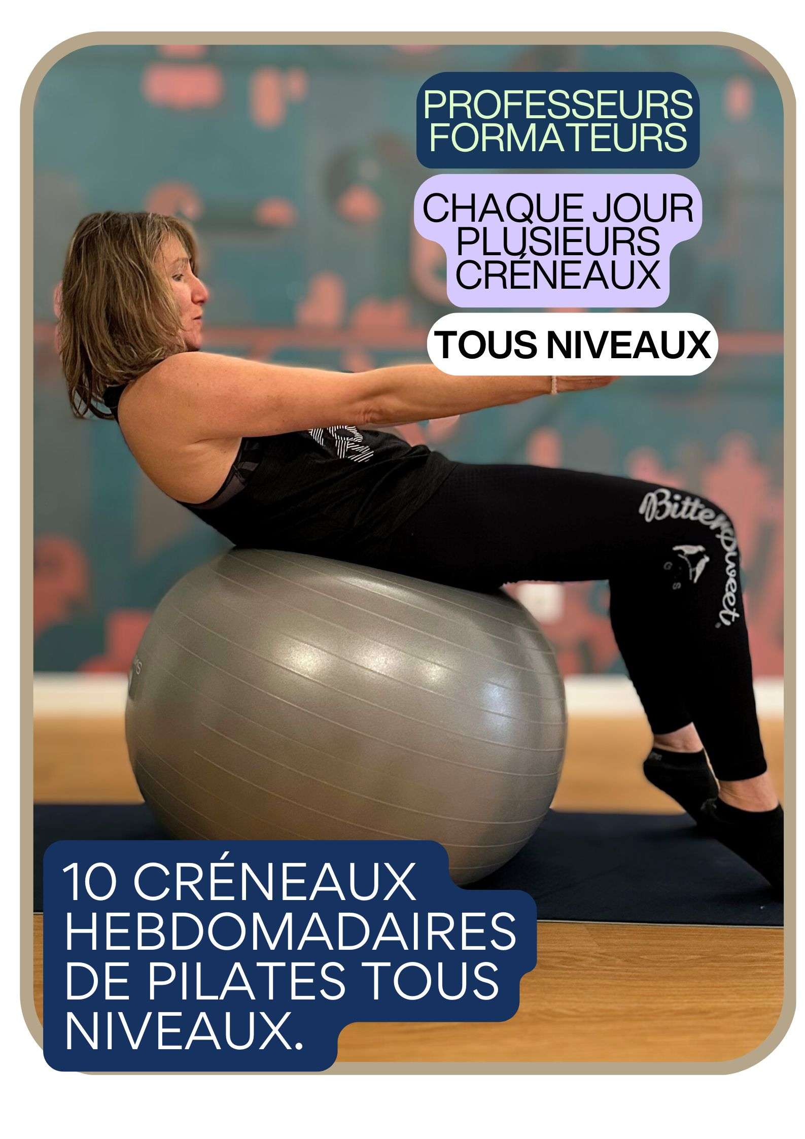 10 créneaux de pilates